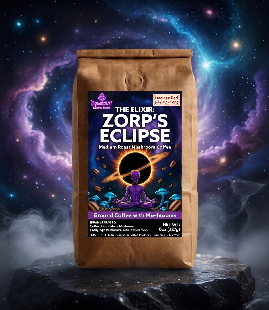 The Elixir: Zorp's Eclipse - Medium Roast Mushroom Coffee