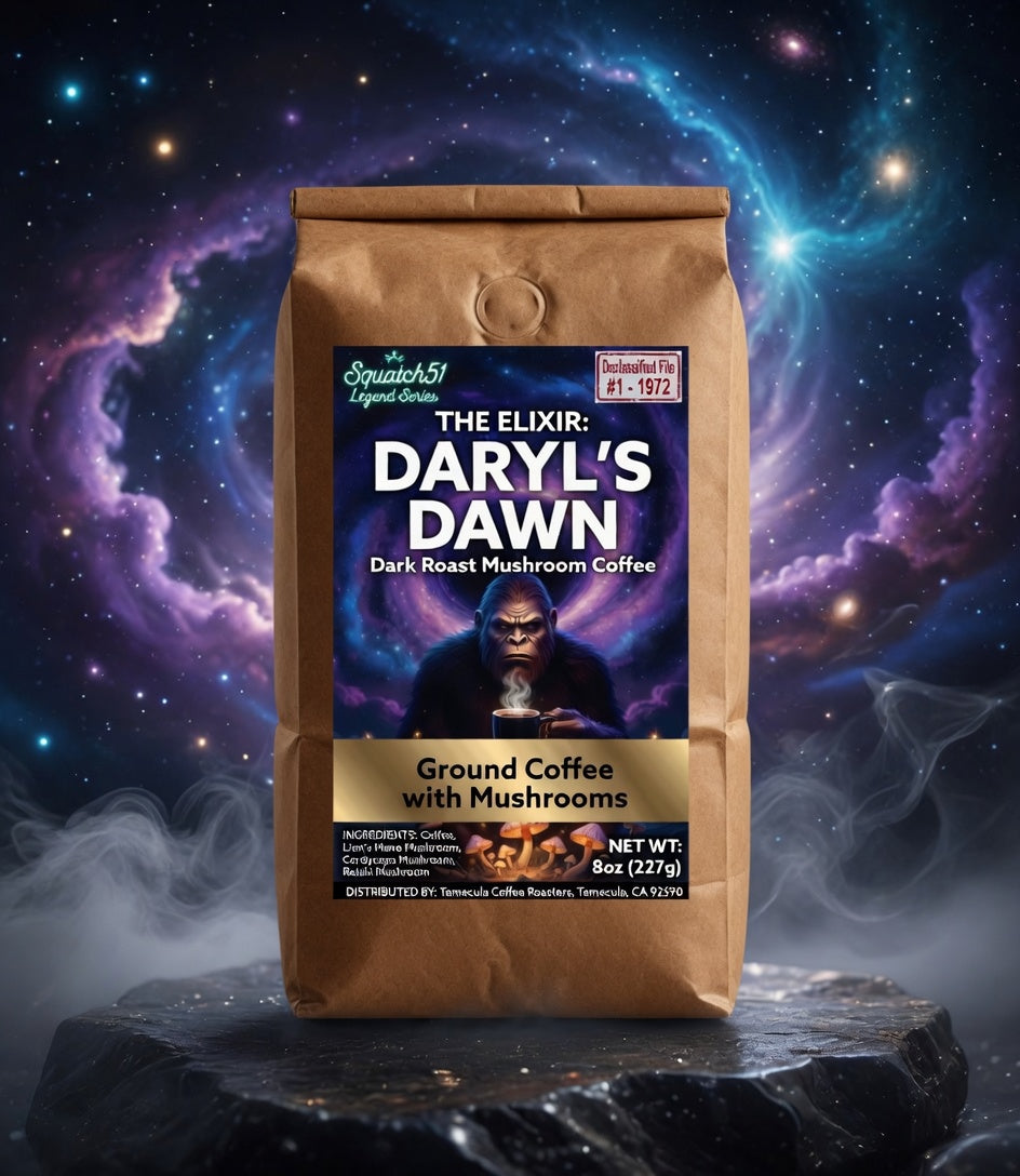 The Elixir: Daryl's Dawn - Dark Roast Mushroom Coffee