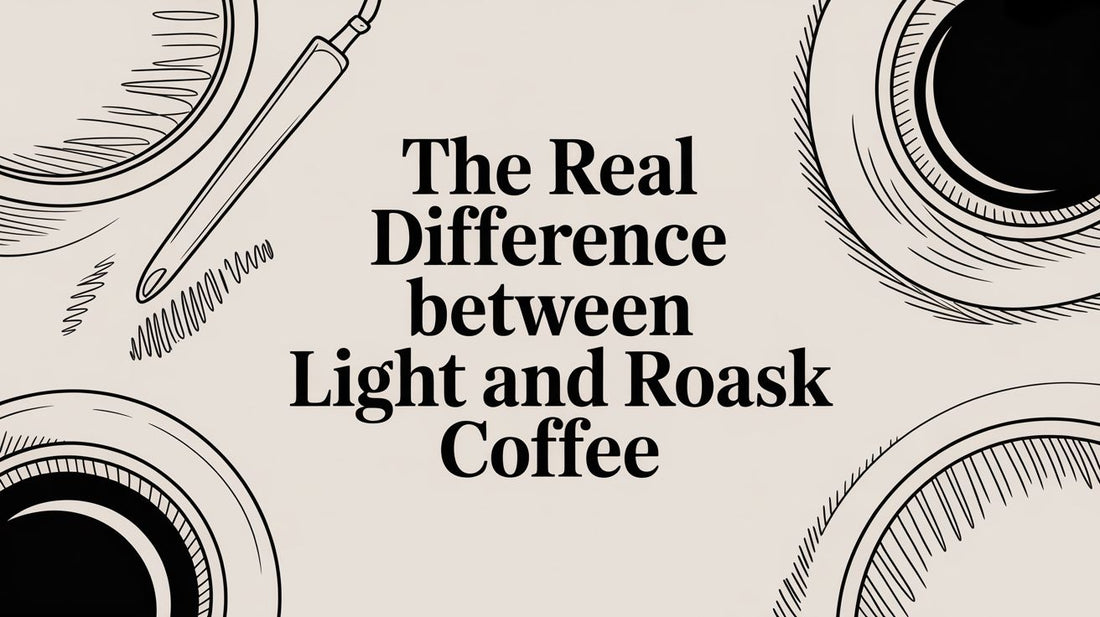 The Real Difference Between Light and Dark Roast Coffee